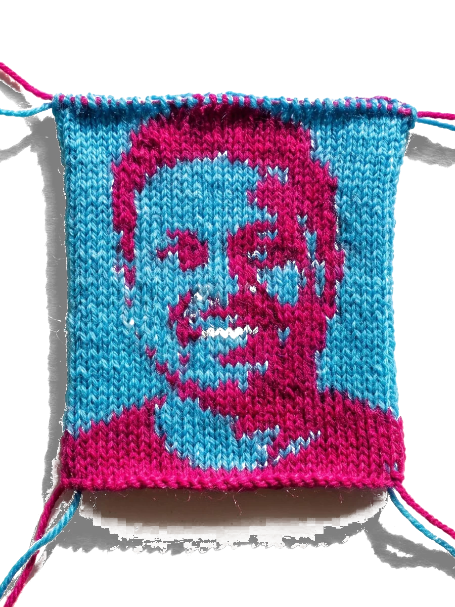 Reney Kennet, gebreid portret